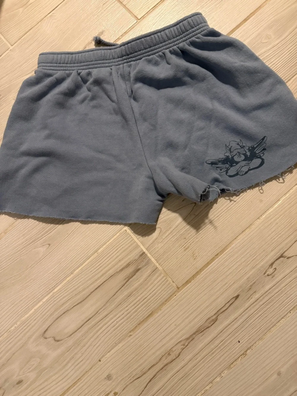 Boys Lie Light Blue Fleece Sweatshorts - Picture 3 of 6